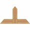 Ekena Millwork Portland Timber Gable Bracket, Western Red Cedar, 36"W x 21"H x 3 1/2"D x 5 1/2"F, 14/12 Pitch GBW036X21X0406POR00SWR - alternate 1